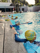 Group Swimming Lessons for Children in Condominium - Private Swimming Class for Kids Singapore - Junior Swim Squad Training in Condominium Pool