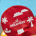 Red Swimming Cap - Dreamers Swimming Cap - Universal Swimming Cap for Learn to Swim Students Singapore