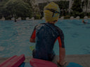 Young Kid at Condominium Swimming Pool learning to swim with Dreamers Private Swim Coach - Kids Swimming Lesson in Condo